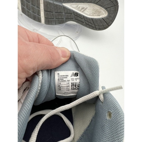 New Balance 608 Shoes Women's Sz 11 B Walking Cross-Train Sneakers Lace Up White - Picture 16 of 16